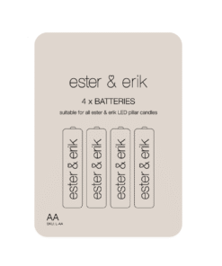 Batterier 4-pack, AAA / AA