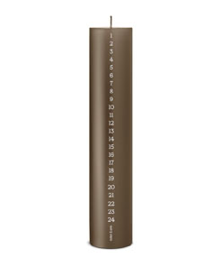 Kalenderljus 1-24 – Blockljus Silver